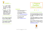 Mode d`emploi de l`Espace famille