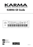 KARMA Music Workstation GE guide