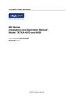 MC Series Installation and Operation Manual Model