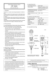 Diesel Engine Rotation Sensor CP-044
