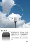 LA800 SUPER LOOP ANTENNA 10kHz – 500MHz