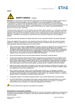 ETAS ES600.2 Safety Advice English