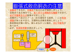 「膨張式救命胴衣の注意」について