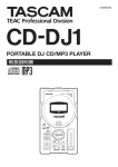取扱説明書 - 1.37 MB | cd-dj1_om_va_j