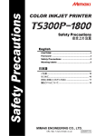 TS300P-1800 Safety Precautions