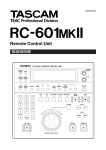 RC-601MKII 取扱説明書 - 529.85 KB