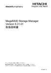 MegaRAID Storage Mangaer取扱説明書