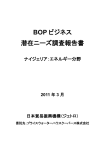 BOP ビジネス 潜在ニーズ調査報告書