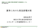 東京大学生産技術研究所 岩船由美子 准教授