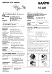 VA-50H INSTRUCTION MANUAL