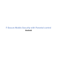 F-Secure Mobile Security with Parental control