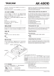 取扱説明書 AK-A9010 - 250.15 KB | je_ak