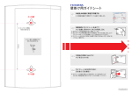 画面で見るマニュアル-壁掛け用ガイドシート