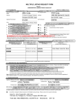 MULTIPLE LISTING REQUEST FORM