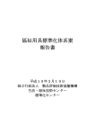 福祉用具標準化体系案報告書ダウンロード