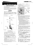 IRON COBRA HI-HAT STAND 取扱説明書 INSTRUCTION MANUAL