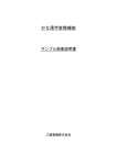 かな漢字変換機能 サンプル画面説明書