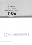 取扱説明書 T-6a