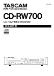 取扱説明書 - 2.7 MB | cd-rw700_om_vb_j