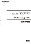 CentreCOM x900シリーズ・SwitchBlade x908 取扱説明書