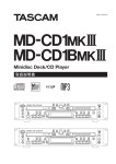 取扱説明書 - 2.95 MB | md-cd1mk3_manual