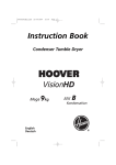 Instruction Book Condenser Tumble Dryer