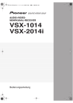 VSX-1014 VSX-2014i - Pioneer Europe