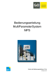 Bedienungsanleitung MultiParameterSystem MPS