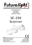 FUTURELIGHT SC-250 User Manual