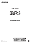 MGP32X/MGP24X Owner's Manual