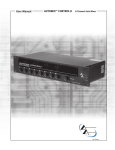 AUTOMIX™ CONTROL8 User Manual