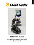 INSTRUCTION MANUAL LCD Professional Digital Microscope