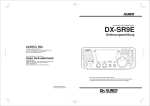 ALINCO DX-SR9E Bedienungsanleitung