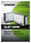 3,5” DVR - Gericom