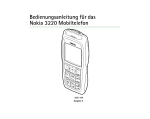 Bedienungsanleitung für das Nokia 3220 Mobiltelefon