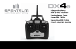 4-Channel Full Range DSM® 2.4GHz Transmitter