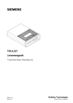 FDUL221 Linientestgerät - Technisches Handbuch 008250
