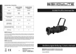 GL060 Profilscheinwerfer Bedienungsanleitung / Users manual