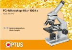 PC - Mikroskop 40 x - 1024 x