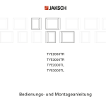 Bedienungs- und Montageanleitung - Jaksch