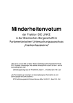 Minderheitenvotum - Fraktion DIE LINKE in Bremen