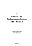 Aufbau- und Bedienungsanleitung ATS - Relax 2