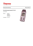 Gebrauchsanweisung DB-033-961017 Dosisleistungsmessgerät FH