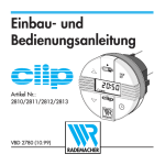 Clip Rademacher Modell 2810-2813 von 10-1999
