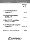 2,4 GHz Digital-Funk DVR Set RT