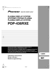 PDP-436RXE - Pioneer Europe - Service and Parts Supply website