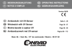 BEDIENUNGSANLEITUNG OPERATING INSTRUCTIONS NOTICE
