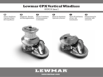 Lewmar CPX Vertical Windlass