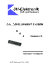 GAL Development System Benutzerhandbuch