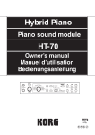 HT-70 Owner's Manual - Demmer